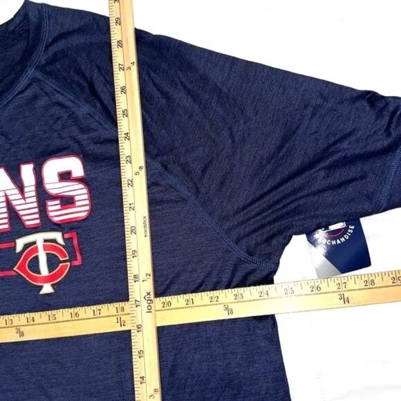 Minnesota Twins Baseball Mens T-Shirt Navy Blue XXL MLB Genuine Merchandise - Picture 7 of 7